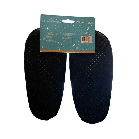 Disney Nightmare Before Christmas Jack Skellington Plush Slippers M-7-8 New - Picture 2 of 2